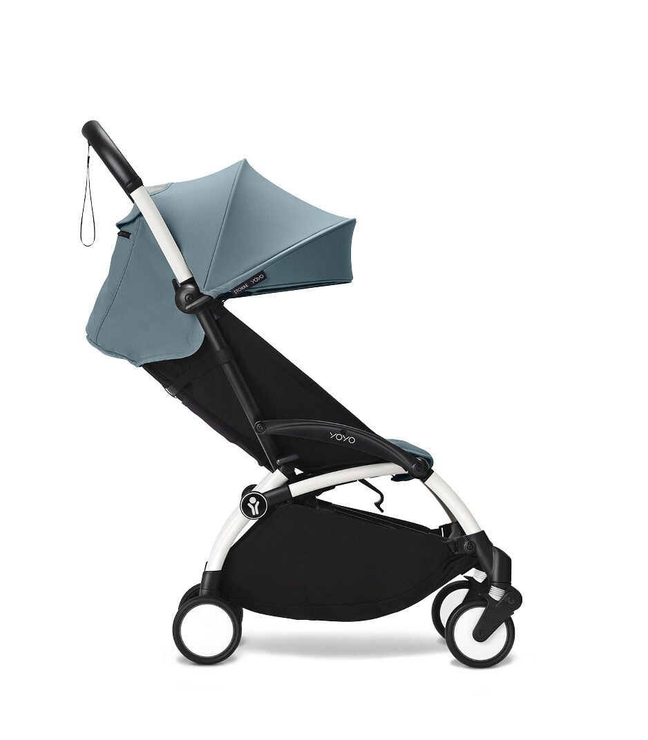 YOYO³ stroller from 6 months, Aqua with White Frame, mainview galery image 7